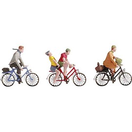 Noch 36898 - Ciclisti 4 Personaggi 3 Biciclette N