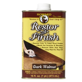 HOWARD RF6016 Restor-A-Finish, 16 oz, Dark Walnut