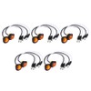 10pcs 3/4in LED Side Marker Light Clearance Lamp with DC