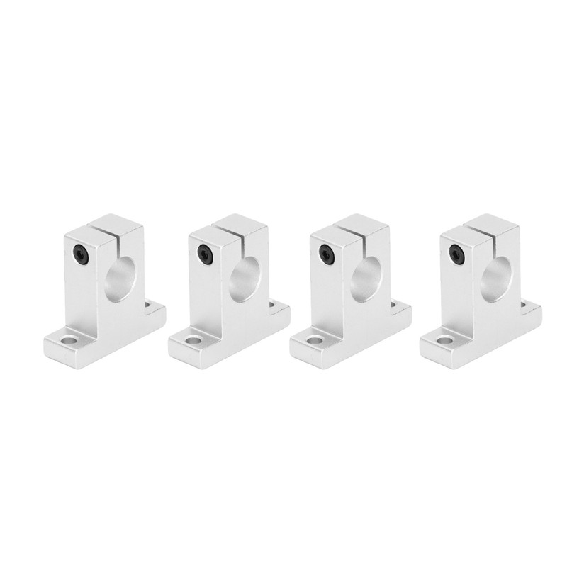 4 Pcs Rail Guide Support Aliminum Alloy Linear Motion Bracket