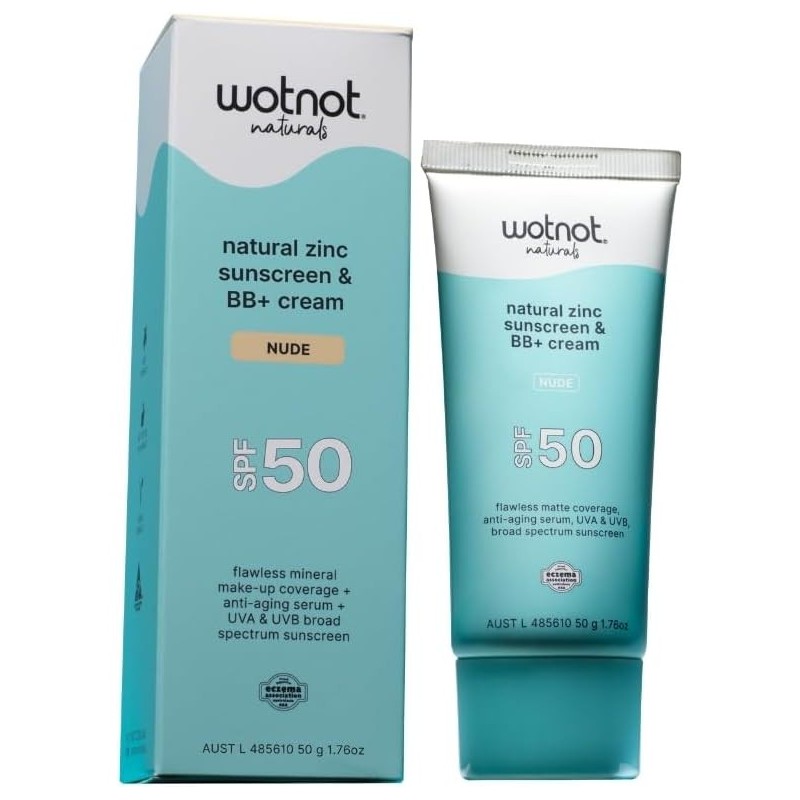Wotnot Sunscreen & Bb+ Cream Spf50 Nude 50g