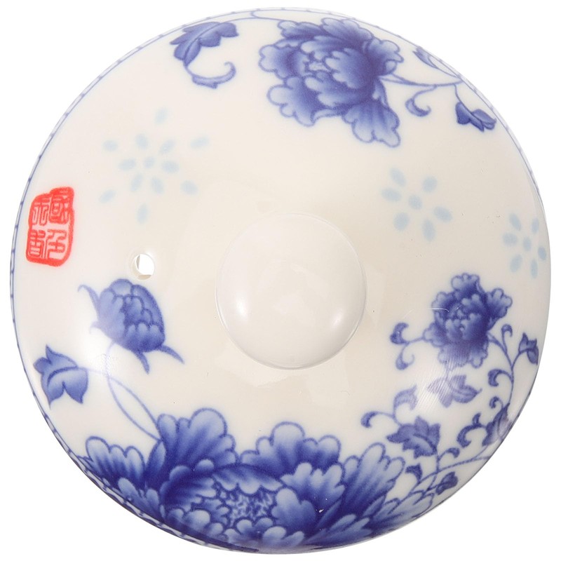 Luxshiny Ceramic Tea Pot Lid Replacement Cover 1.77 Inch Diameter