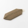 Midori 41842006 Pen Case Pen Tray Pouch, Brown