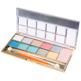 PINKIT Small Makeup Palette - 1 Hard Case with Makeup