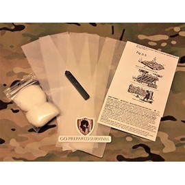 Go Prepared Survival Sure Strips Emergency Military Survival Firelighting Kit