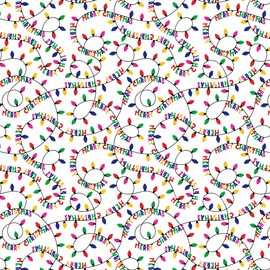 Jillson Roberts Christmas Gift Wrap, Merry Lights (6 Jumbo Rolls 10 feet x 30 inches)