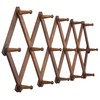 WEBI Accordion Wall Hanger, Wooden Coat Rack Wall Mounted, Hat