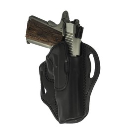 Tagua Gunleather - Full Grain Leather Gun Holster - Right Hand OWB Holster Open Top Belt Slide - Fits Glock 19 - Glock 23 - Glock 32 - Sig Sauer P228/P229 - S&W M&P Compact & More