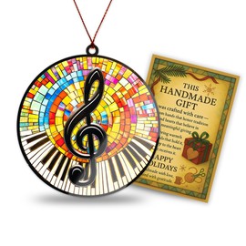 Colorful Music Ornaments for Christmas Tree 2025, Music Note Ornament, Music Gifts for Women, Men, Friends, Teachers, Christmas Ornament Gift, Music Lover Gifts, Music Teacher Gifts, Holiday Ornaments