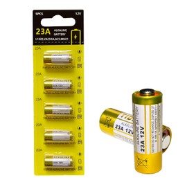 kunying 23A 12 Volt Battery A23 Battery- Long Lasting 23A 12V Batteries for Doorbells and Remote Control Unit (5 Pack)