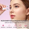 Mlen Diary Magnetic Eyelashes, Magnetic Lashes kit, Reusable False Eyelashes