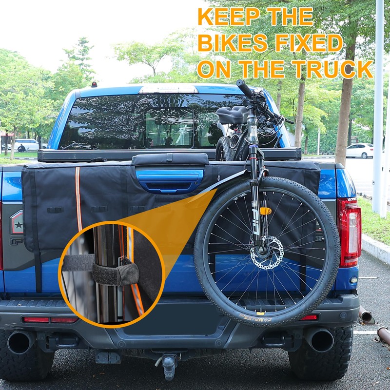 Amooca Tailgate Pad for Mountain Bikes Pickup Truck Tailgate Protection