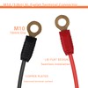 (2 packs) Compatible with NOCO GC008 X-Connect battery harness, M10