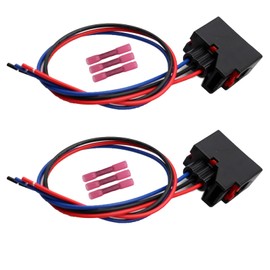 LIZAPUS 2pcs 3-Way Stop/Brake Lights Connector Compatible with Ram 2500 2011-2018 2AME77414A Pigtail Wire Harness 5160365AG 4857327AB 5116238AB