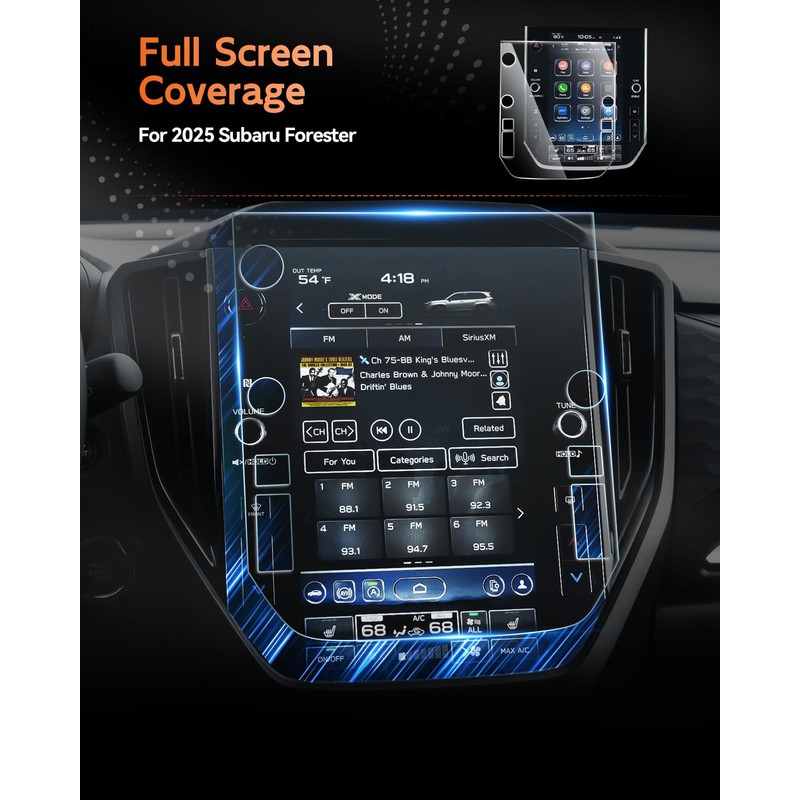 CDEFG for Subaru Forester 2025 Screen Protector, Touchscreen Cover for