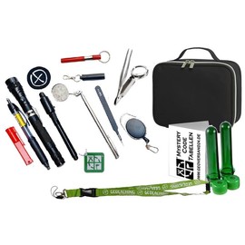 17-Piece Geocaching Starter Set Starter PowerTank Magnetic Lifter Travelbug