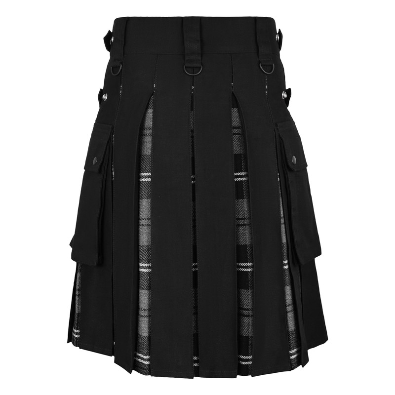 Allsafe Traders Men Modern Hybrid Tartan Kilt, Hybrid Kilt, Kilt