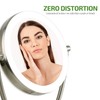 Ovente LED Lighted Makeup Mirror 7.5 Inch Table Top 1X