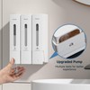1984 Shower Soap Dispenser Bathroom Set Shampoo Conditioner Body Wash