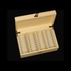 Wooden Storage Display Box Container Collections Case Fit 40PCS Graded