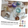 BESPORTBLE Fashionable Ring Set Resin Fine Workmanship Elegant Personality Anniversary