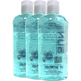 Sun Laboratories By Giesee Paquete De 3 Geles De Aloe Vera Sun Laboratories De 8 Onzas Líquidas - Gel Orgánico De Aloe Vera - Cuidado Post-Solar Puro Y Natural, Alivio De Quemaduras Solar Gel De Aloe
