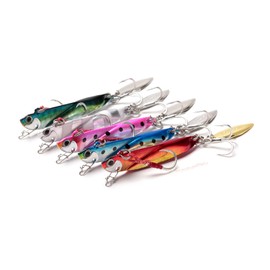 Jackson ZBG ZBG Metal Jig, 0.2 oz (7 g), Zebra Glow