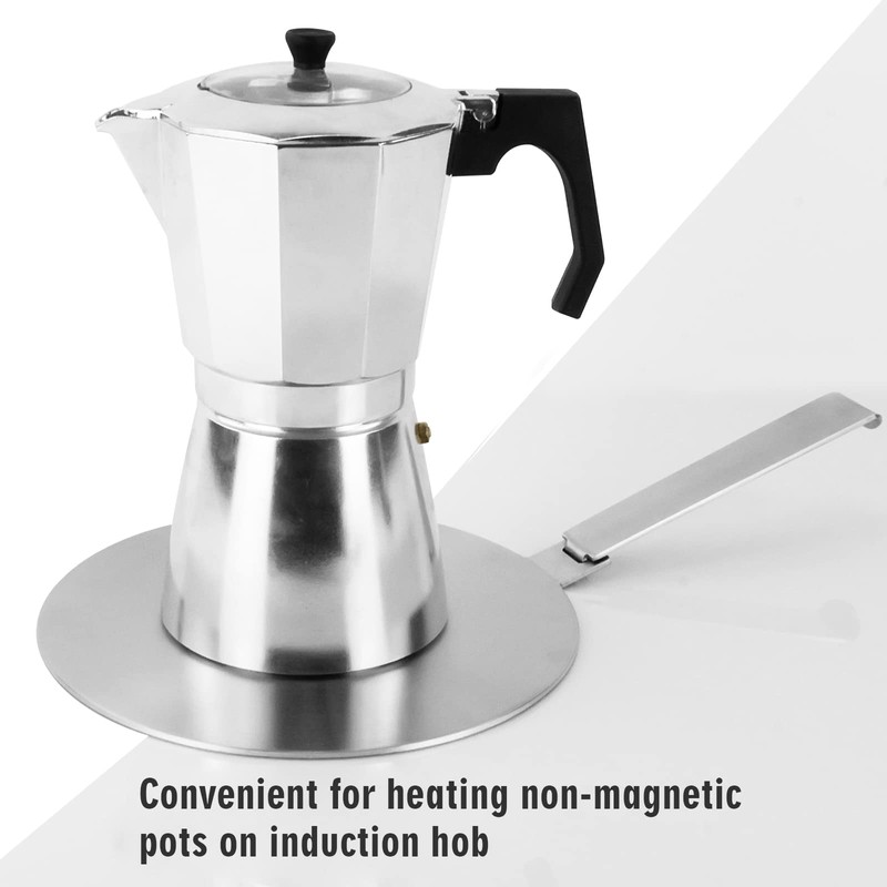9.45inch Stainless Steel Induction Adapter Plate Heat Diffuser for Induction
