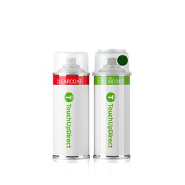TouchUpDirect W6 Green Gem Compatible With Ford Exact Match Touch Up Paint Aerosol - Essential Package