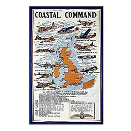 Stow Green RAF Coastal Command World War 2 Kitchen Tea Towel - 100% Cotton