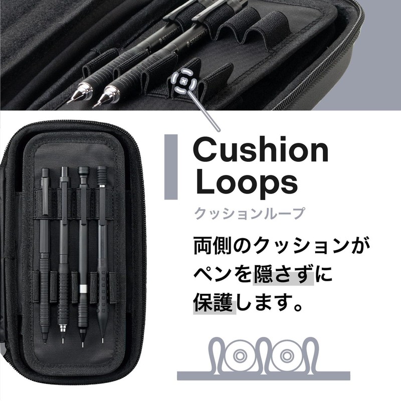 Lihit lab. Pen Case XCOA Jet Black