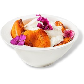 Party Small White Porcelain Serving Bowl Set (12 oz, 6 Pack) Party side dishes, cereal