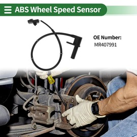 Motoforti ABS Wheel Speed Sensor ABS Sensor Anti-lock Braking System Sensor for Mitsubishi Space Runner Wagon 1998-2004 No.MR407991 Rear Left