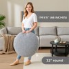 Codi Large Meditation Cushions – Round Floor Pillows for Adults