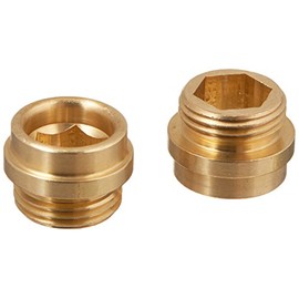 Danco 30006E Faucet Bibb Seat, For Use With Central and Rheum Faucets, NO 7, 1/2-24 Threaded, Brass, Plated