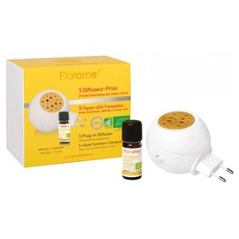 Florame Diffuseur Prise + Flacon Été Tranquille Bio 10 ml
