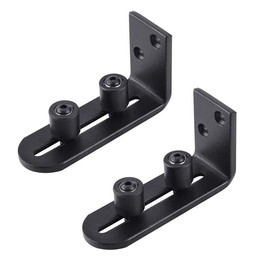 2 x Sliding Door Floor Guide Roller, Adjustable Smooth Floor Guide Roller for All Door Sizes