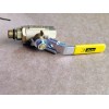 Parker 3/8" NPTF x 3/8" NPTM Brass Industrial Ball Valve