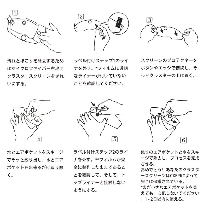 CXEPI Rebel 500 2017-2019 Dashboard/Instrument Cluster Screen Protector X 2