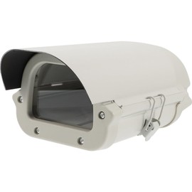 OSALADI Universal Security Camera Sun Rain Cover Shield,Roof Camera Rain Cover,Protective Roof Metal Camera Case for Outdoor Security Cameras,Aluminum Alloy Material-White