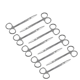 Iris Micro Dissecting Precision Lab Scissors, Fine Point Straight - Perfect for Doctors, Nurses, EMS, Students, Education & Training and More (5 pieces)