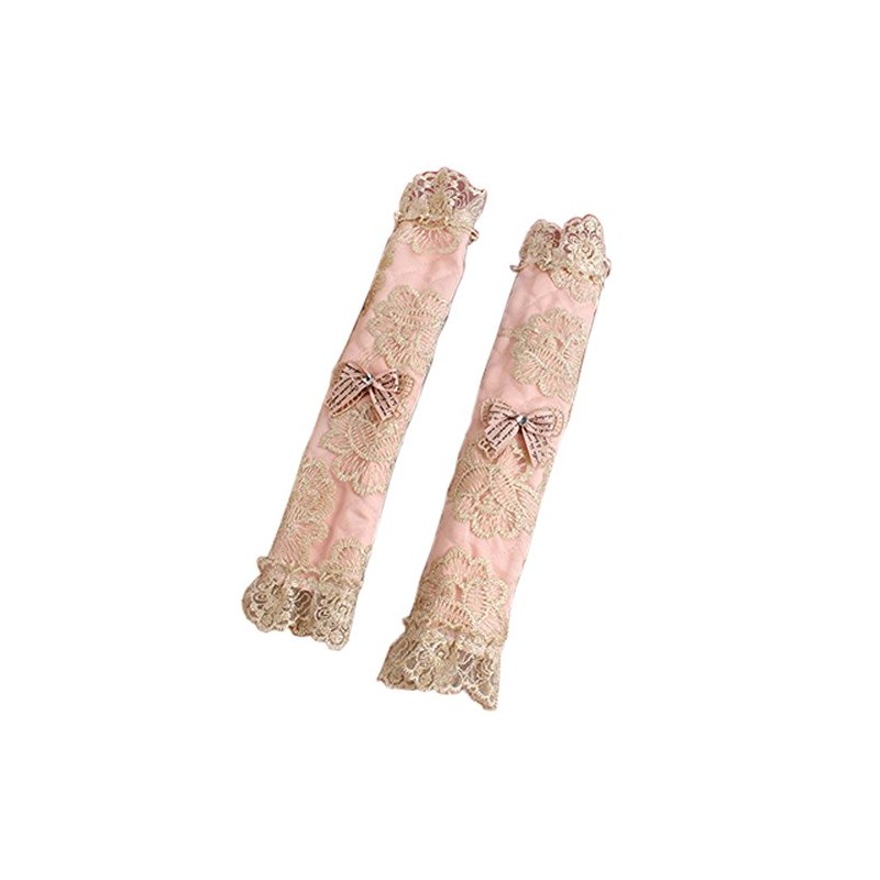 Luxury Lace Embroidery Refrigerator Fridge Door Handle Cover Handles Protector,