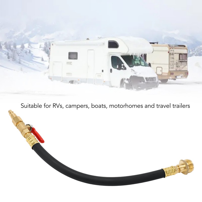 RV Winterizing Kit with Quick Connect Plug and Shut Off