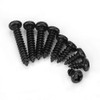 Cross Screw, 450Pcs Black M3 Cross Pan Head Self Tapping