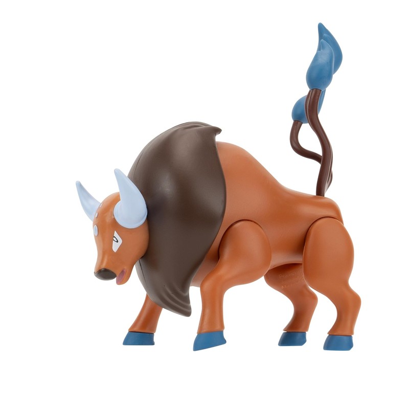 Pokémon PKW3369 - Battle Feature Figure - Tauros, offizielle bewegliche