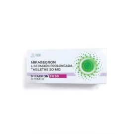 Mirabegron 50mg Er 30 Tabletas