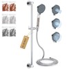 YDmeet Filtered Handheld Showerhead with 30-Inch Shower Slide Bar Set,