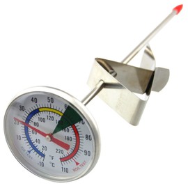 Barista Kit incluye termómetro de leche, jarra de 600 ml, coctelera de cacao y 16 plantillas – Ideal para café latte, capuchino, mocha