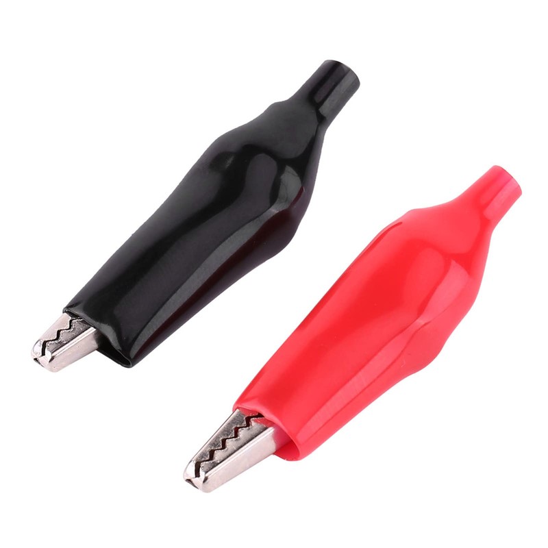 20pcs 28MM Crocodile Clip PVC Sleeve Crocodile Connector Electrical Testing