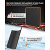 TIROL 24"x24" Mud Flaps for Semi Trucks - Heavy Duty